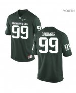 Youth Michigan State Spartans NCAA #99 Bryce Baringer Green Authentic Nike Stitched College Football Jersey MN32H52LN